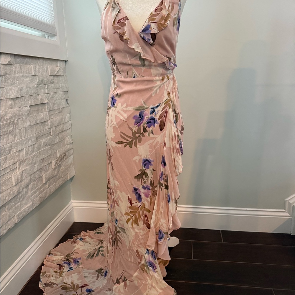 Yumi Kim Floral Pink Maxi Dress
